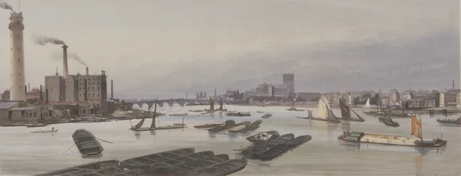 Themse bei Westminster, 1842